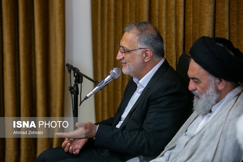 دیدار علیرضا زاکانی با آیت الله نوری همدانی