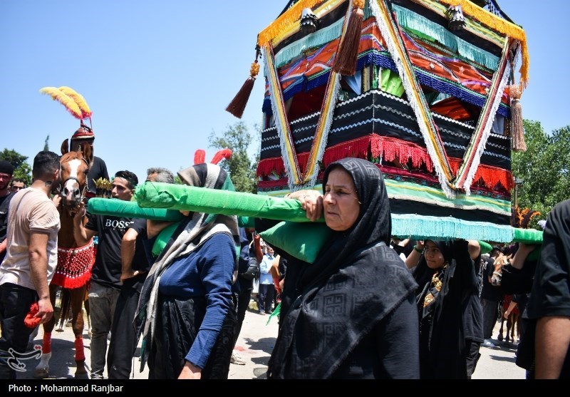 آیین سنتی تعزیه عاشورا در ضیابر - گیلان