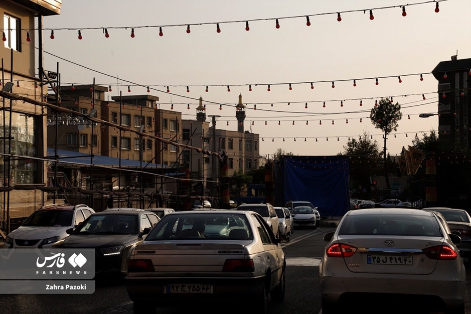 سیاه پوش شدن تهران در آستانه محرم