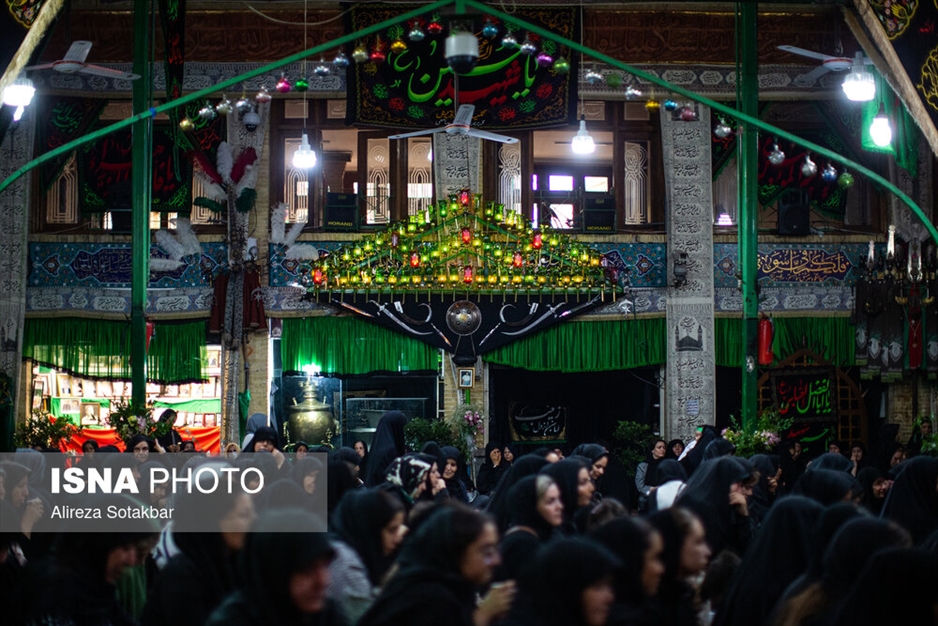 عزاداری هفتمین روز محرم در تکیه تجریش