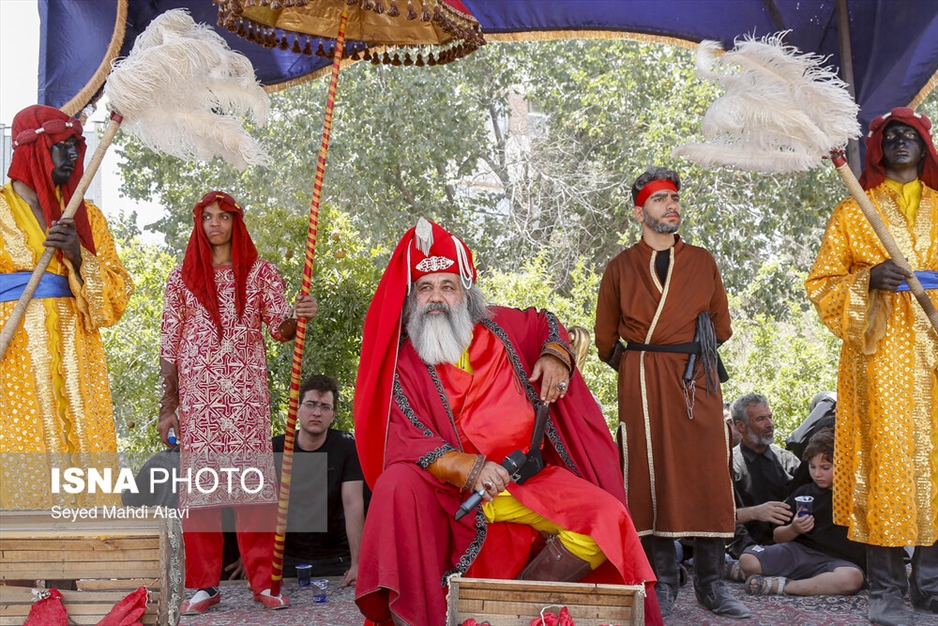 مراسم خیمه سوزان عاشورا در قم