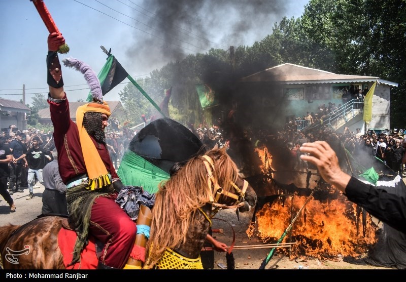 آیین سنتی تعزیه عاشورا در ضیابر - گیلان