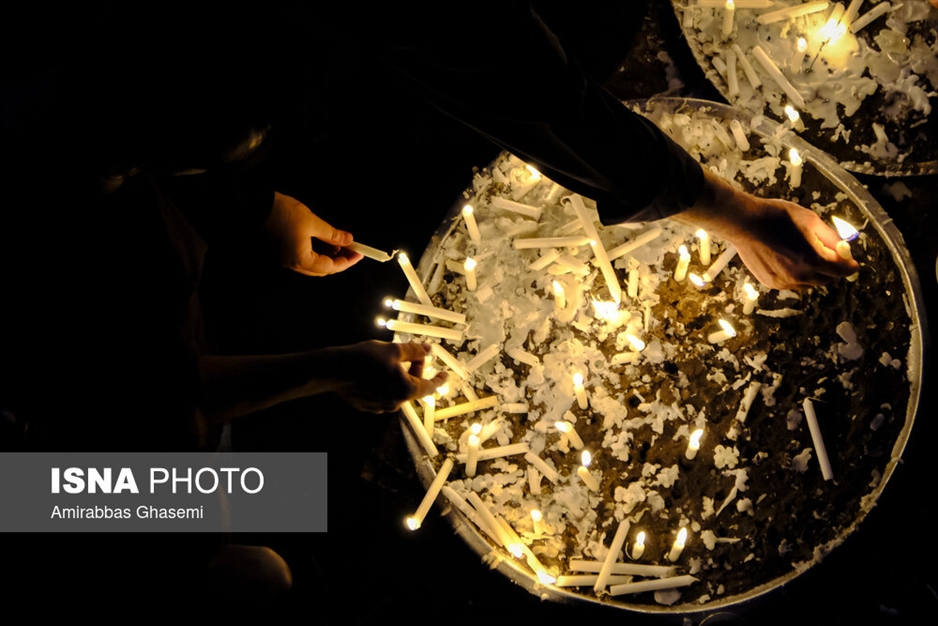 آیین عاشورایی شمع پایلاما در مراغه