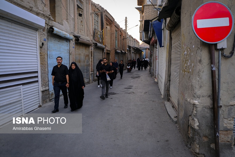 آیین عاشورایی شمع پایلاما در مراغه