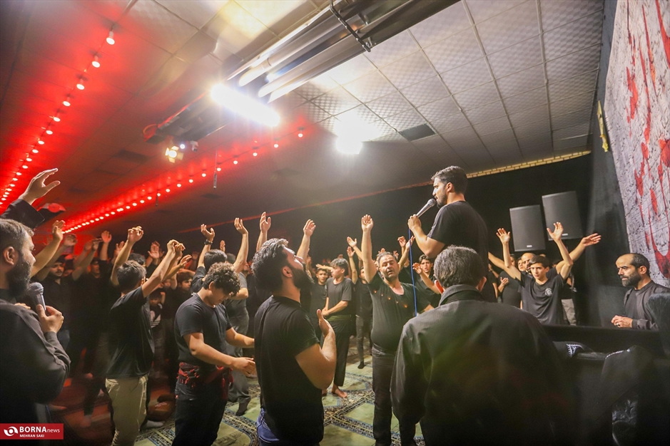 عزاداری شب سوم محرم- هئیت حداث الحسین اراک