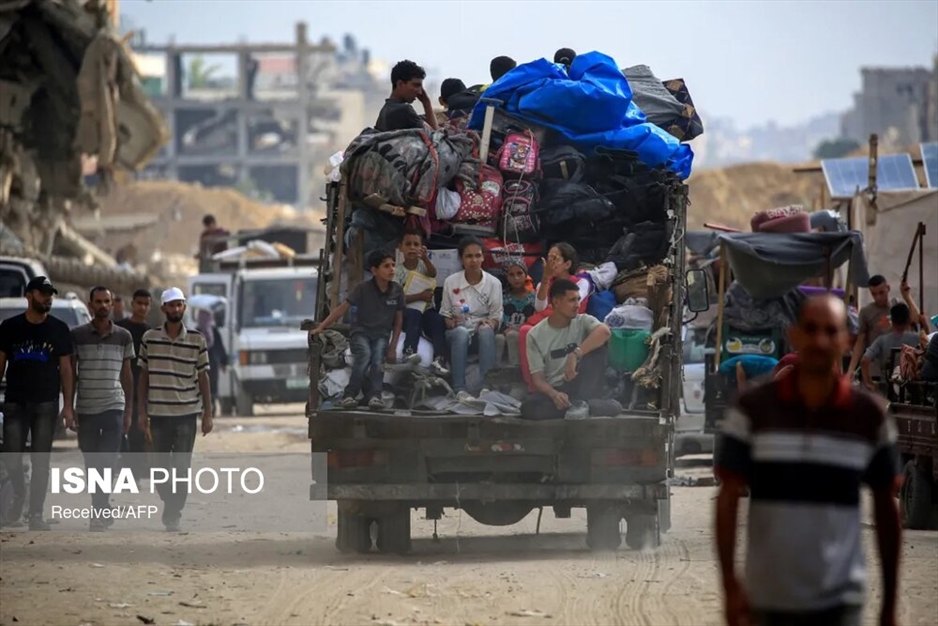 بمباران منطقه امن در غزه