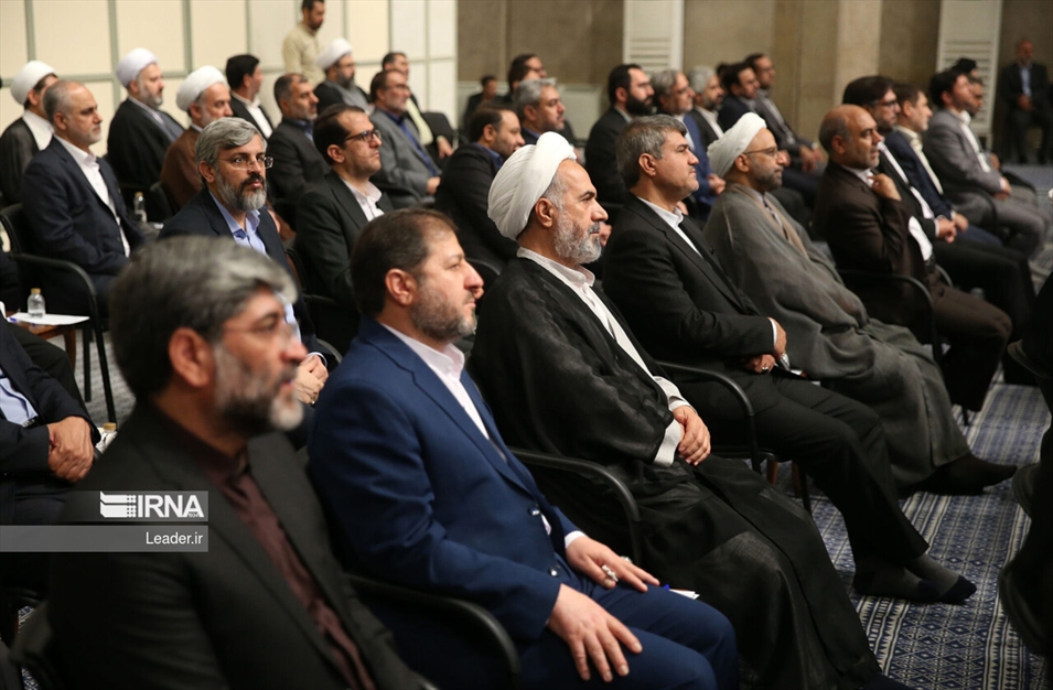 دیدار رئیس و مسئولان قوه قضائیه با رهبر انقلاب