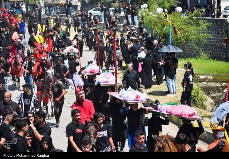 آیین سنتی تعزیه عاشورا در ضیابر - گیلان