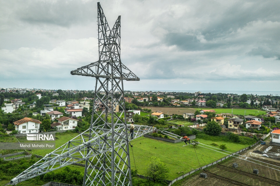 ابرپروژه خط انتقال برق شمال