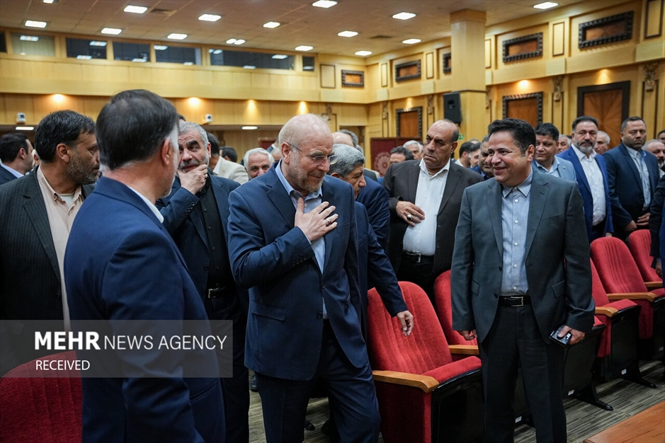 حضور محمدباقر قالیباف در اتاق بازرگانی ایران