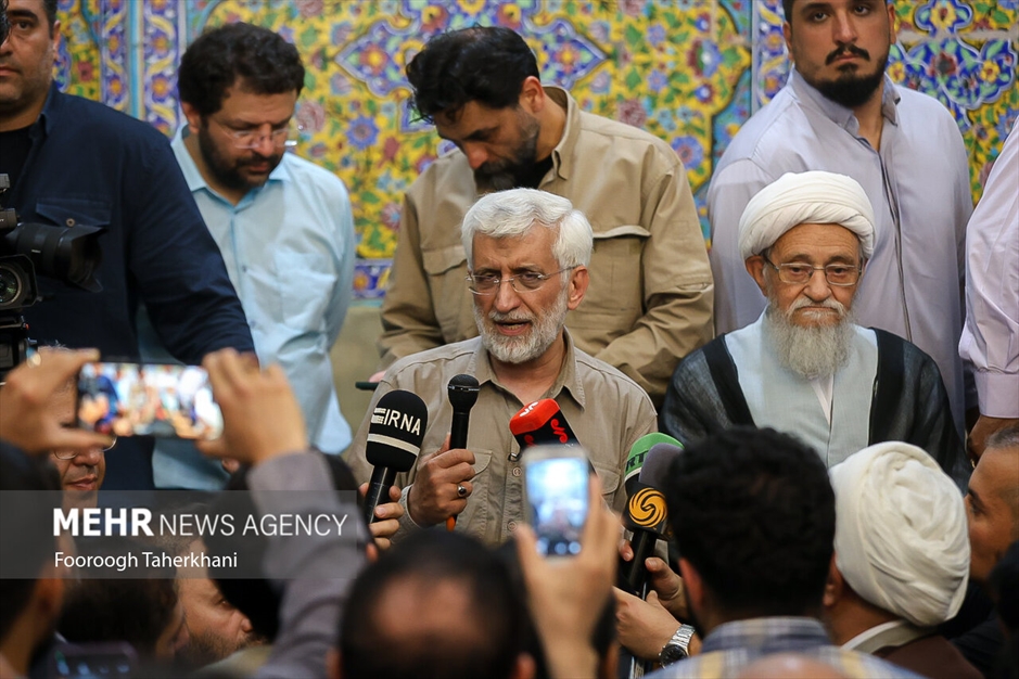 حضور سعید جلیلی در بازار بزرگ تهران