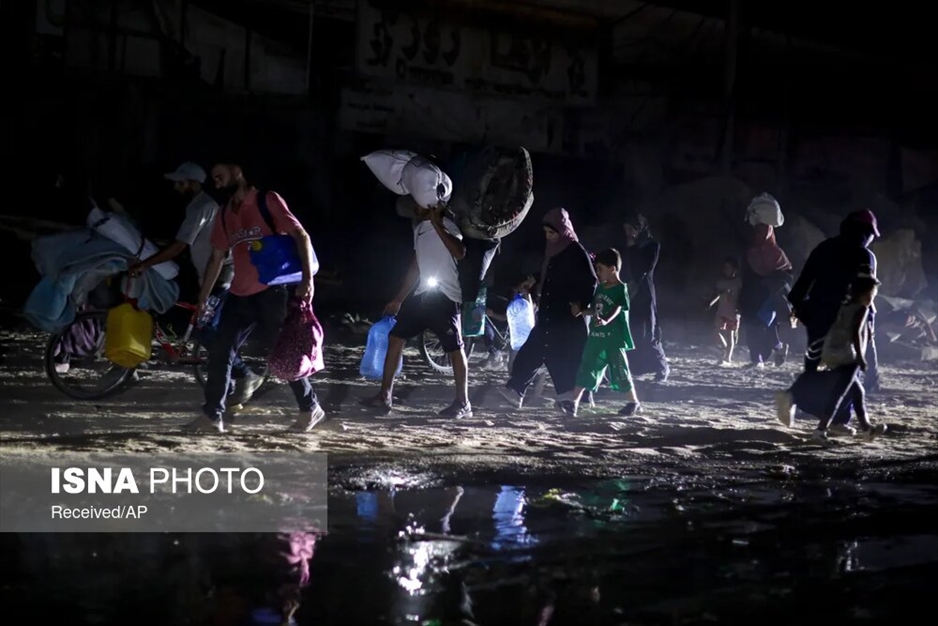 بمباران منطقه امن در غزه