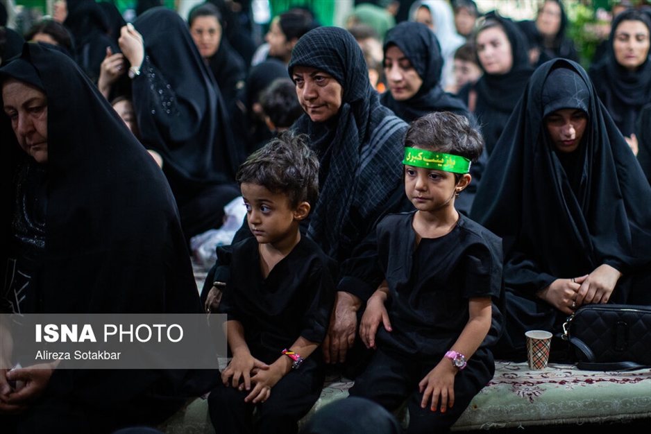 عزاداری هفتمین روز محرم در تکیه تجریش