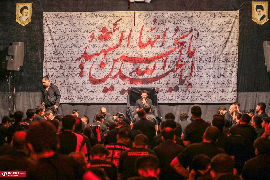 عزاداری شب سوم محرم- هئیت حداث الحسین اراک