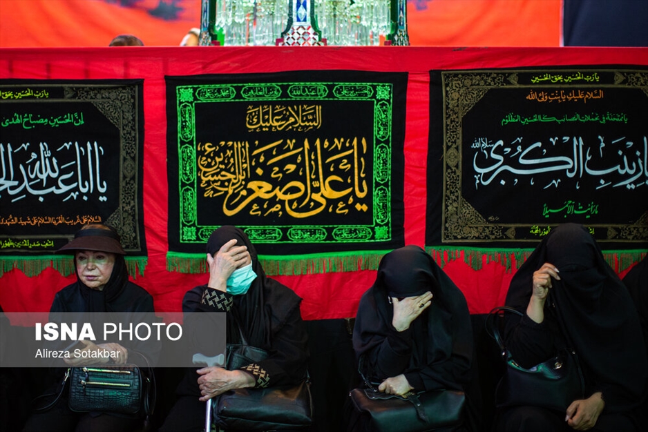 عزاداری هفتمین روز محرم در تکیه تجریش