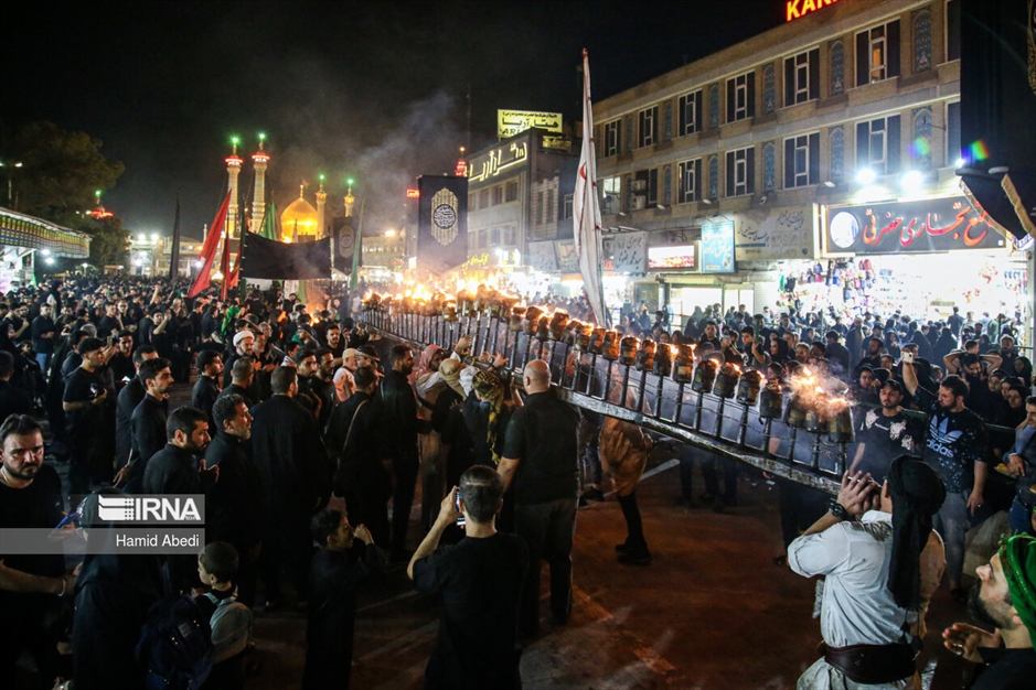 مشعل گردانی نجفی‌های مقیم قم