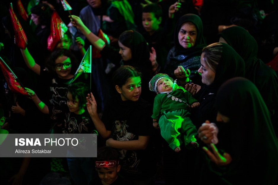 عزاداری هفتمین روز محرم در تکیه تجریش