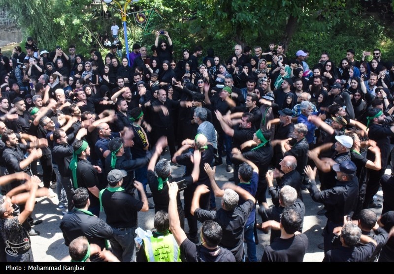 آیین سنتی تعزیه عاشورا در ضیابر - گیلان