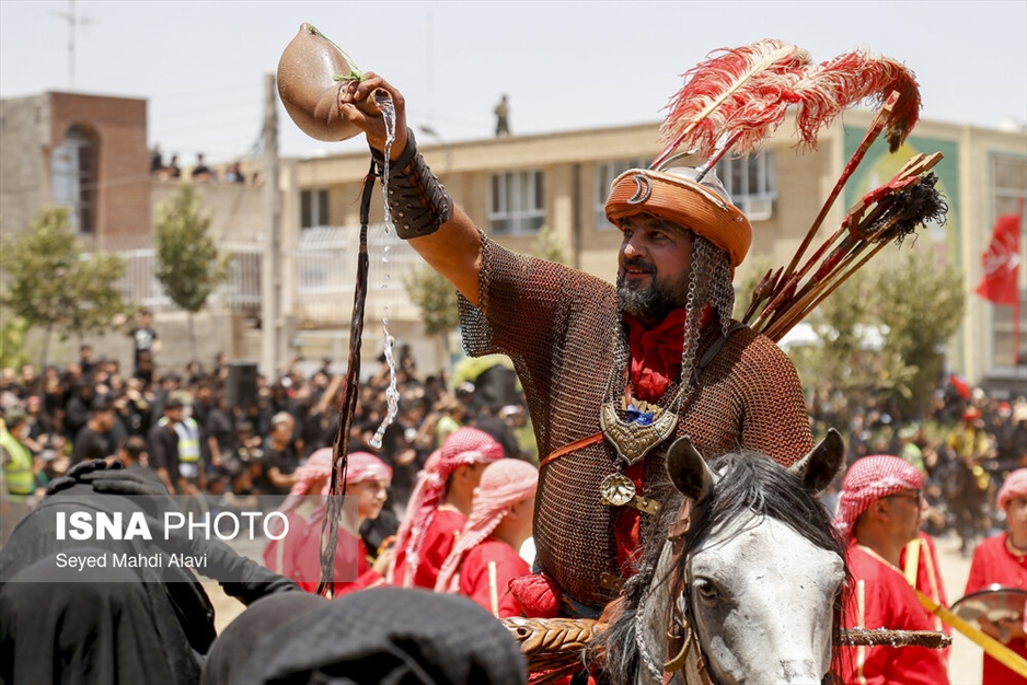 مراسم خیمه سوزان عاشورا در قم