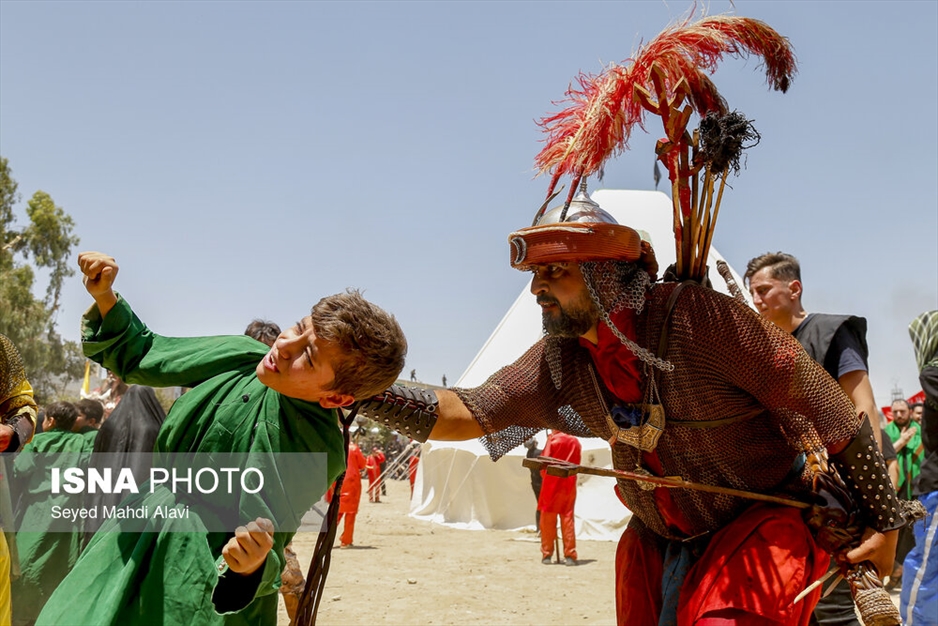 مراسم خیمه سوزان عاشورا در قم