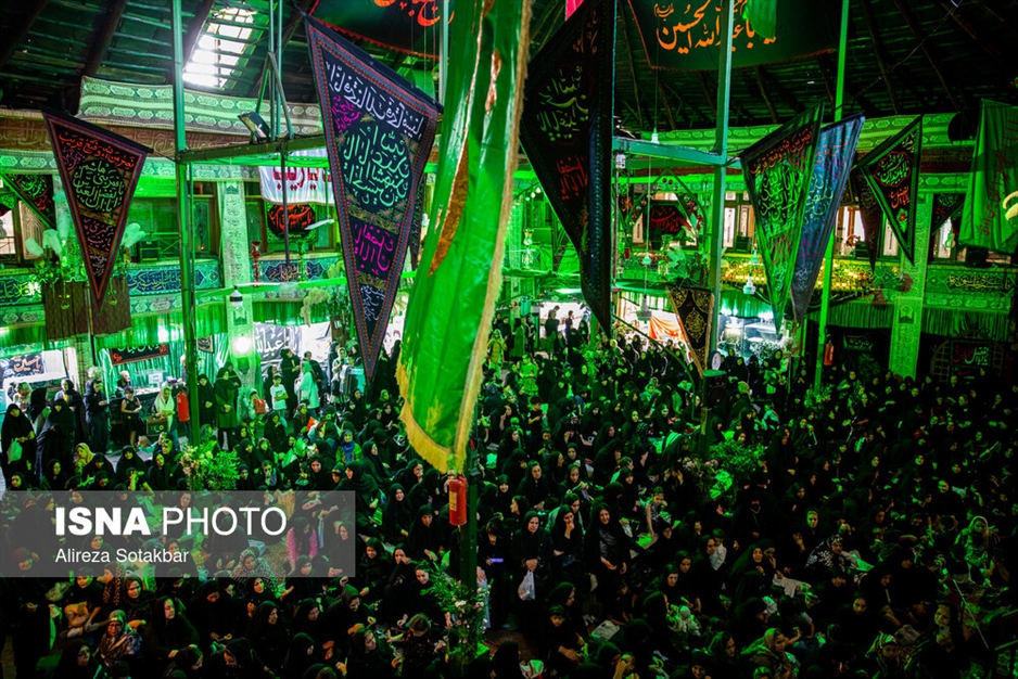 عزاداری هفتمین روز محرم در تکیه تجریش