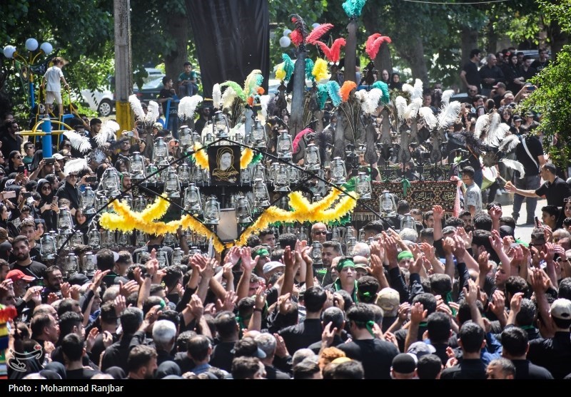 آیین سنتی تعزیه عاشورا در ضیابر - گیلان