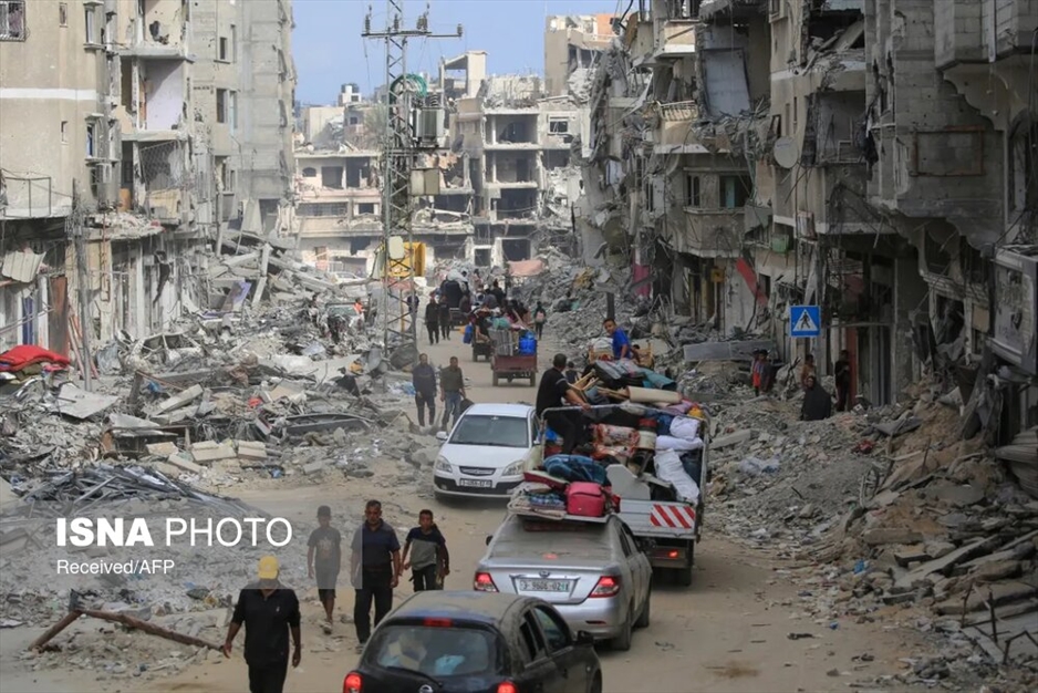 بمباران منطقه امن در غزه