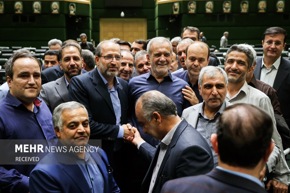 حضور رئیس جمهور منتخب در جلسه علنی مجلس