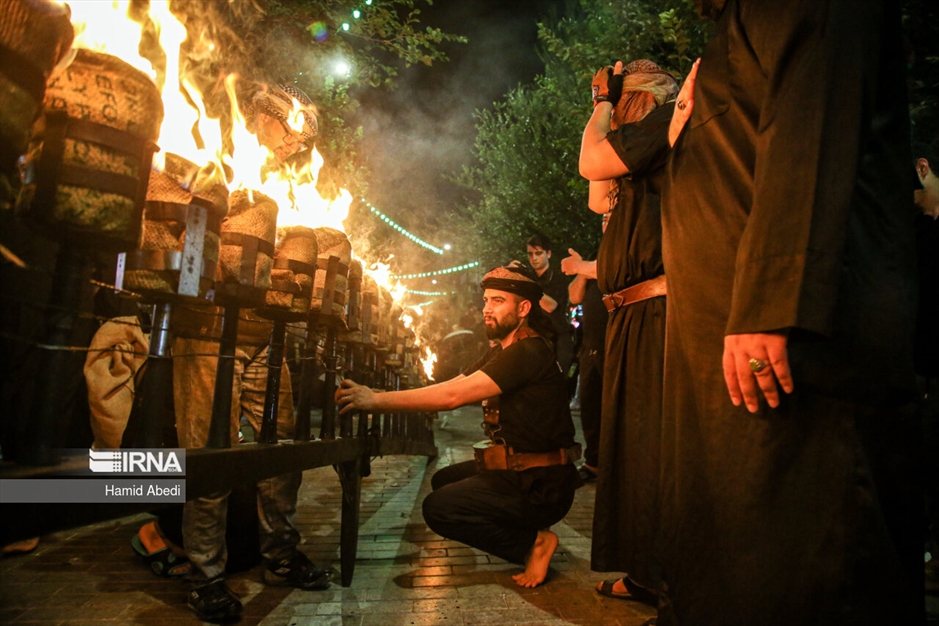 مشعل گردانی نجفی‌های مقیم قم