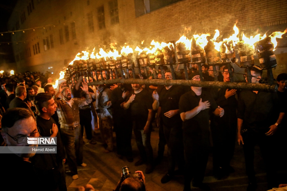 مشعل گردانی نجفی‌های مقیم قم