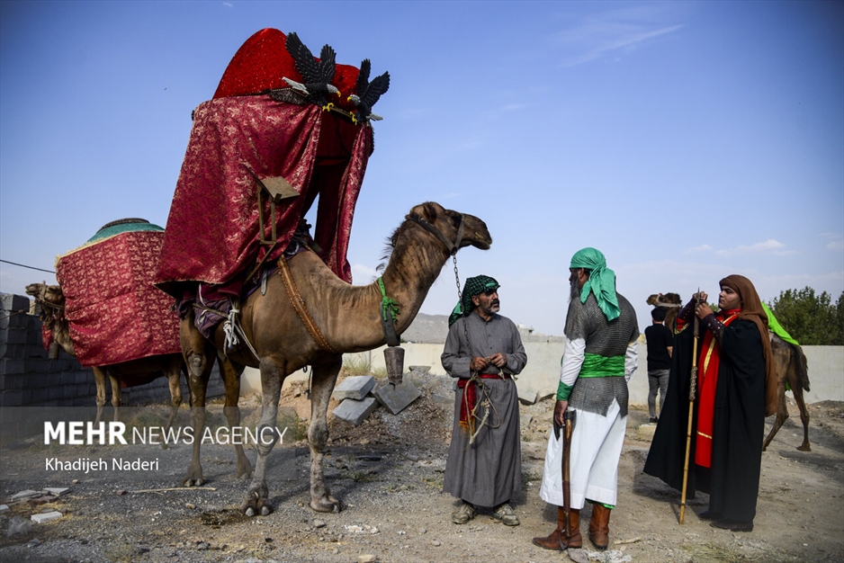 ورود نمادین کاروان امام حسین(ع) به کربلا