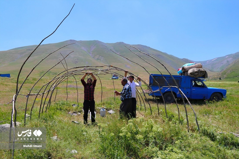 نغمه زیبای کوچ عشایر ایل «قره‌داغ» آذربایجان