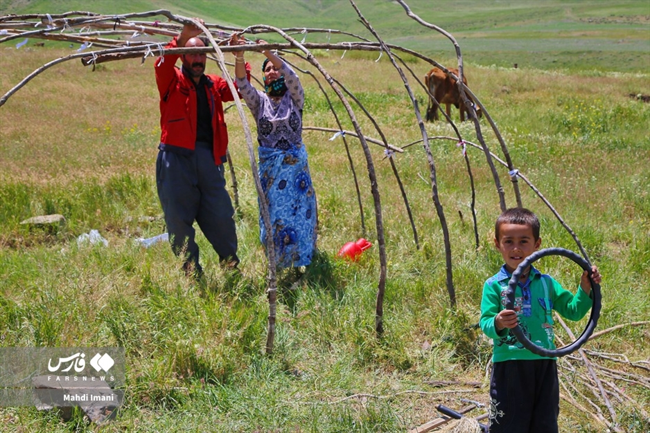 نغمه زیبای کوچ عشایر ایل «قره‌داغ» آذربایجان