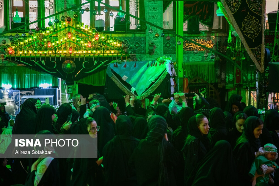 عزاداری هفتمین روز محرم در تکیه تجریش
