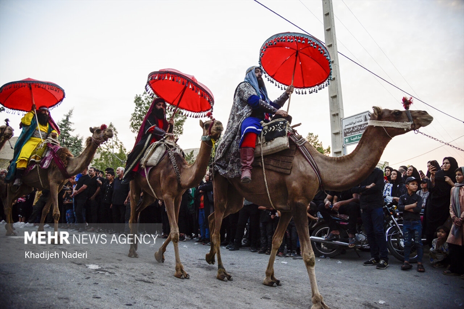 ورود نمادین کاروان امام حسین(ع) به کربلا