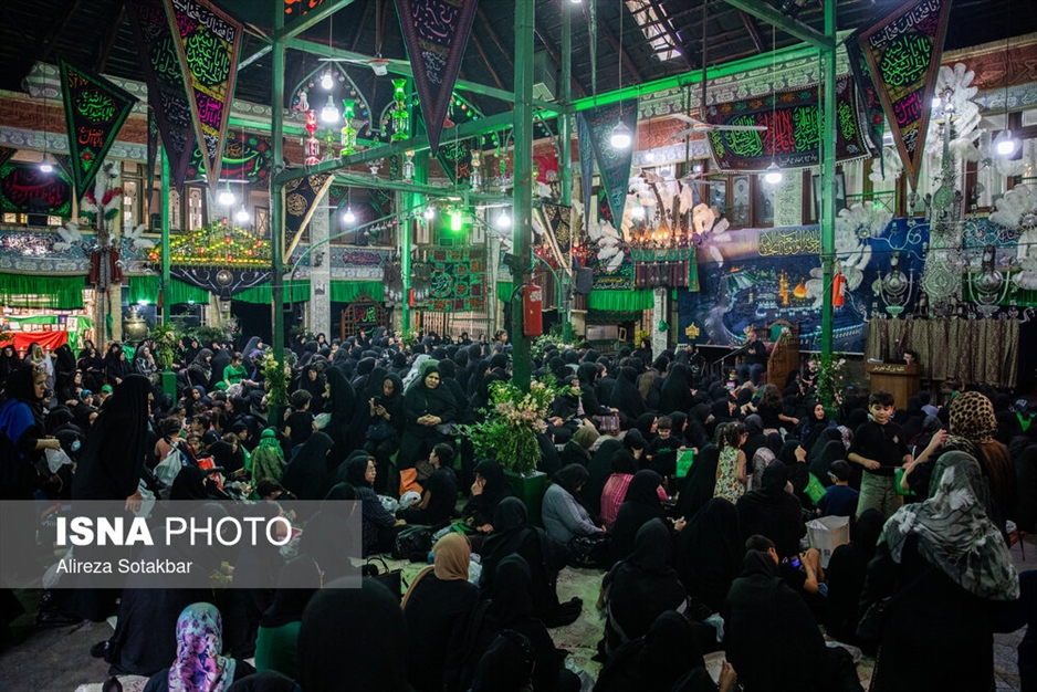 عزاداری هفتمین روز محرم در تکیه تجریش