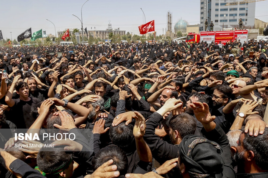 مراسم خیمه سوزان عاشورا در قم