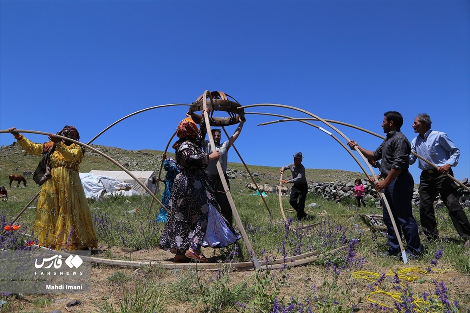 نغمه زیبای کوچ عشایر ایل «قره‌داغ» آذربایجان