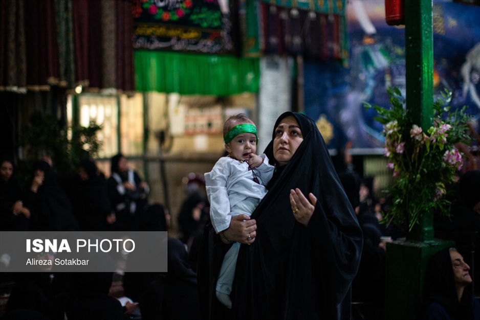 عزاداری هفتمین روز محرم در تکیه تجریش