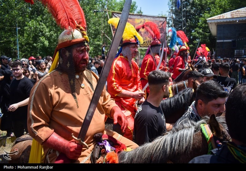 آیین سنتی تعزیه عاشورا در ضیابر - گیلان