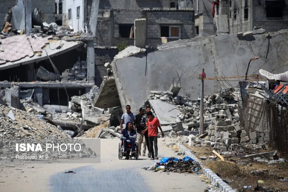 بمباران منطقه امن در غزه