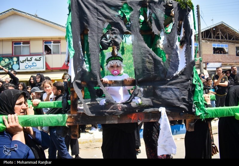 آیین سنتی تعزیه عاشورا در ضیابر - گیلان