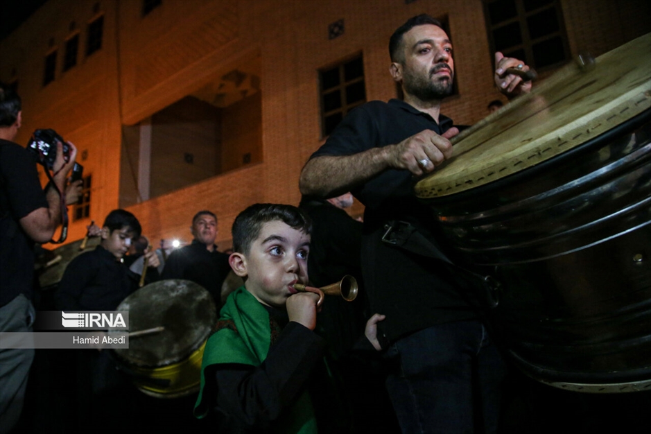 مشعل گردانی نجفی‌های مقیم قم