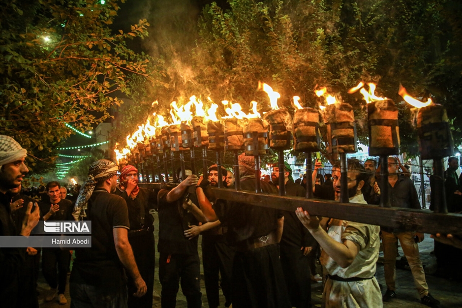 مشعل گردانی نجفی‌های مقیم قم