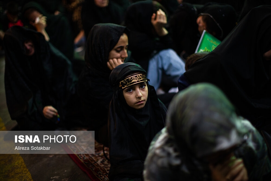 عزاداری هفتمین روز محرم در تکیه تجریش