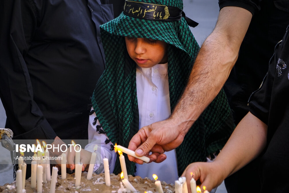 آیین عاشورایی شمع پایلاما در مراغه