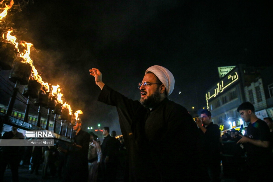 مشعل گردانی نجفی‌های مقیم قم