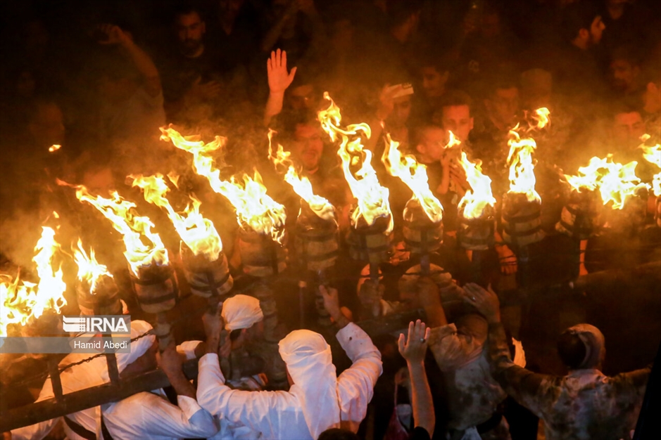 مشعل گردانی نجفی‌های مقیم قم