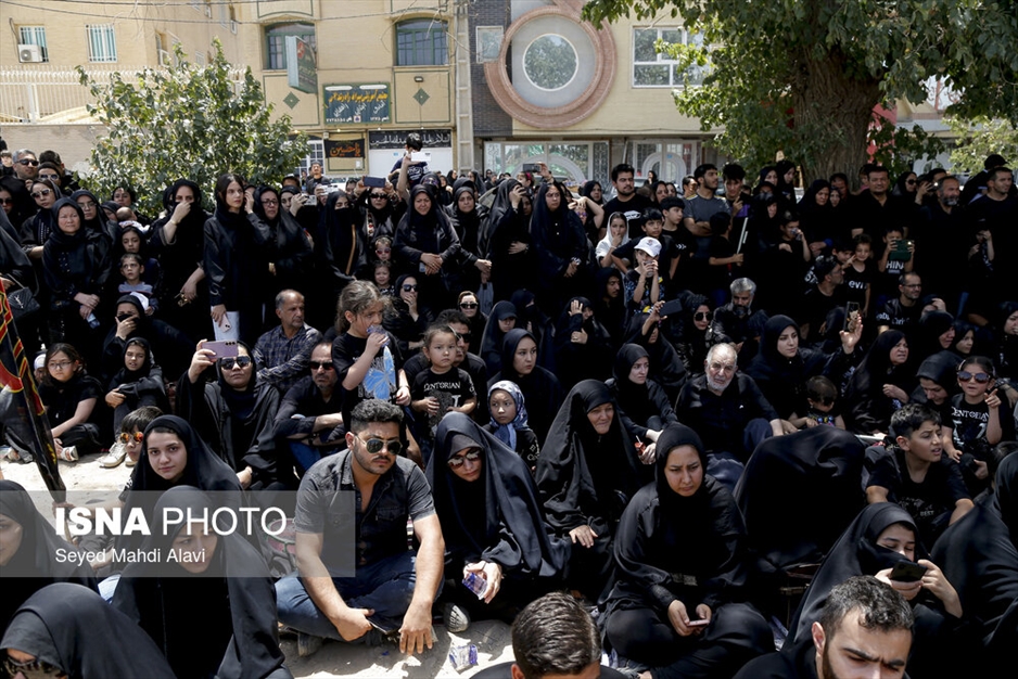 مراسم خیمه سوزان عاشورا در قم