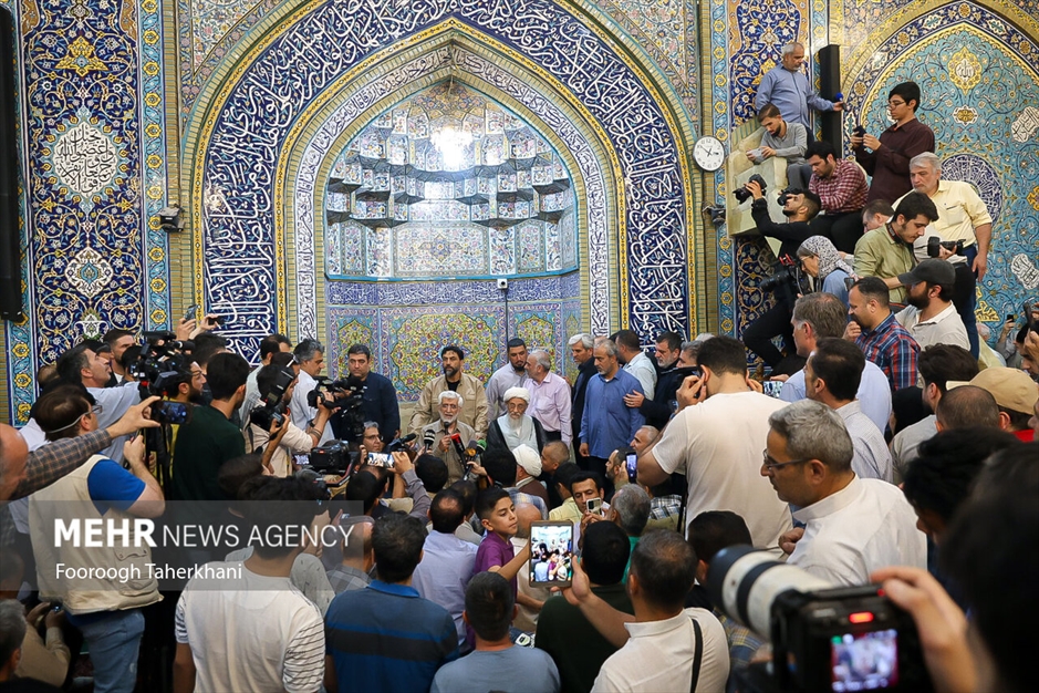 حضور سعید جلیلی در بازار بزرگ تهران